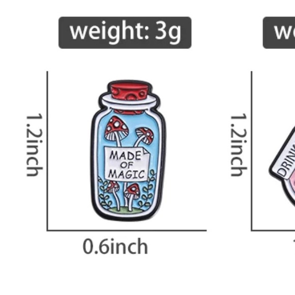 $2 PIN/BROOCH. ENAMEL/METAL. NEW. $2 WITH ANY $10 ORDER OR MORE - Picture 3 of 16